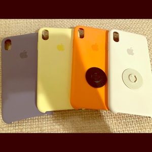 Apple iPhone XS Max silicon case bundle